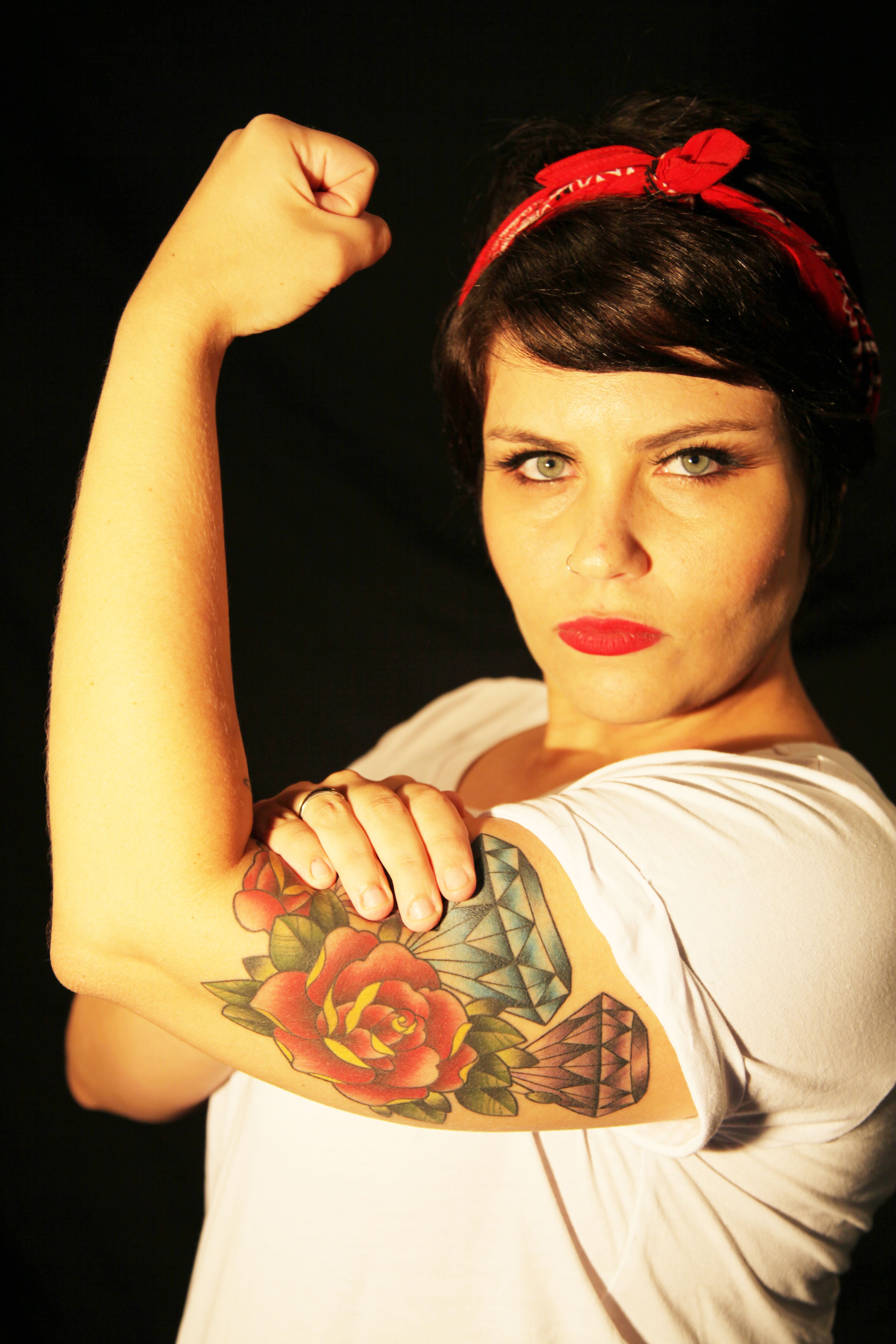 Tatuagem Old School clássica no braço